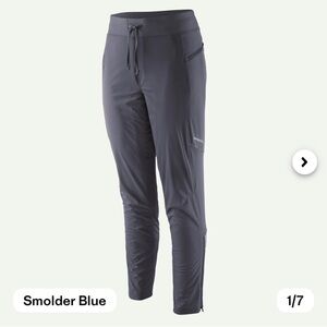 NWT Patagonia Wind Shield Pants, Smolder Blue, Sz Med